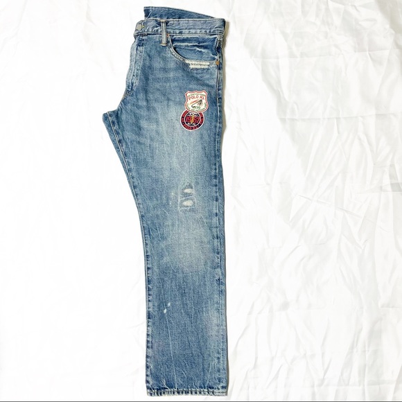 POLO RALPH LAUREN VARICK SLIM STRAIGHT JEANS - Picture 7 of 9